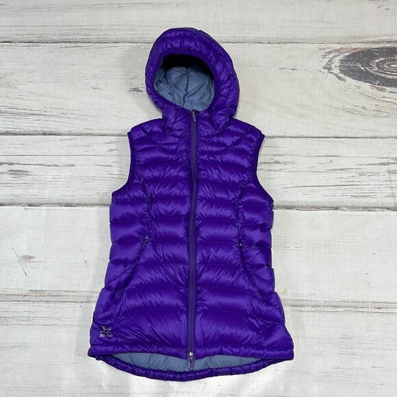 Kathmandu Puffer Vest Hood X Series Purple Size AU 6 US 4 - Picture 12 of 17